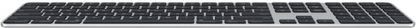 Клавіатура бездротова Apple Keyboard with Touch ID and Numeric Keypad for Mac models with Apple silicon (MMMR3UA/A) black{/
