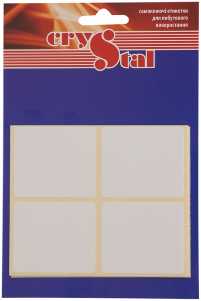 Этикетки UPM-Kymmene Crystal для бытового использования 28 шт 42x36 мм 