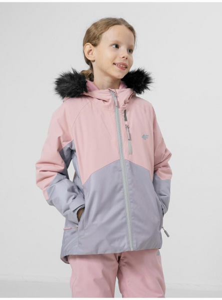 Куртка 4F SKI JACKET JKUDN003 HJZ22-JKUDN003-27S р.158 розовый