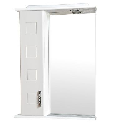 Шафка з дзеркалом Аква-Родос Економ ZE-55L 55x84 см