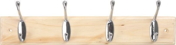 Вішалка Larvij на 4 гачка Сосна 363х60х12 мм