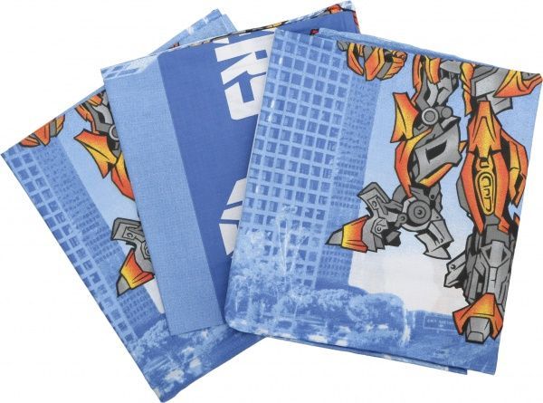 Комплект постельного белья СЕЛЕНА Трансформеры голубой 