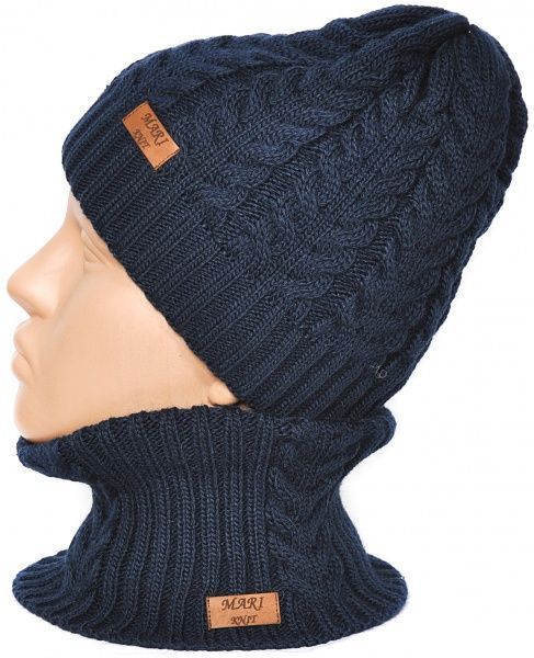 Шапка детская р.52–54 синий 820 