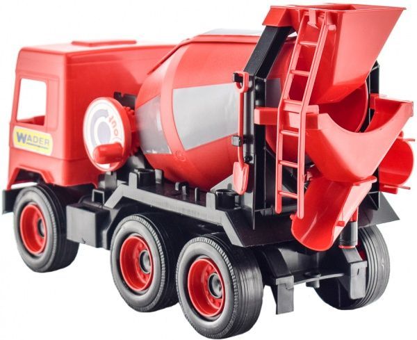 Машинка Wader бетономеситель красный «Middle truck» 39489