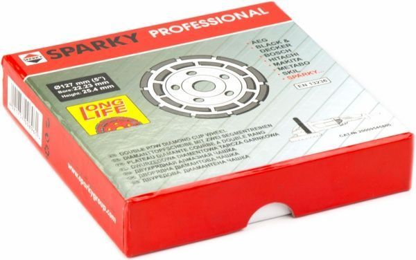 Чашка алмазна дворядна Sparky 5