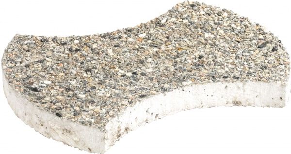 Тротуарна плитка АртБетон Омега декорована гранітною крихтою 500x360x50 см