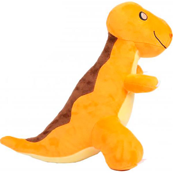 Мягкая игрушка Luna Kids Джус Тиранозавр оранжевый 38х42х15 см оранжевый NR-5