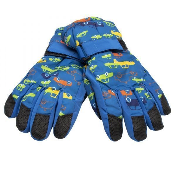Варежки лыжные детские 22 см голубой 517007 