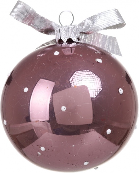 Шар новогодний Символ года-декупаж d 80 мм в ассортименте