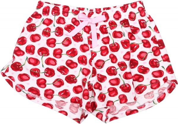 Пижама женская Levtam Вишни р. M красный с белым 