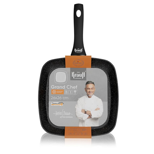 Сковорода-гриль 26х26 см 25-45-122 Krauff
