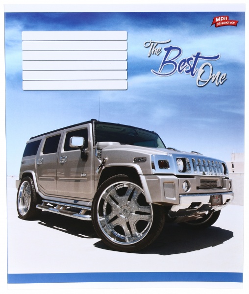 Тетрадь школьная с глитером 18 листов в клеточку в ассортименте Мечты сбываются