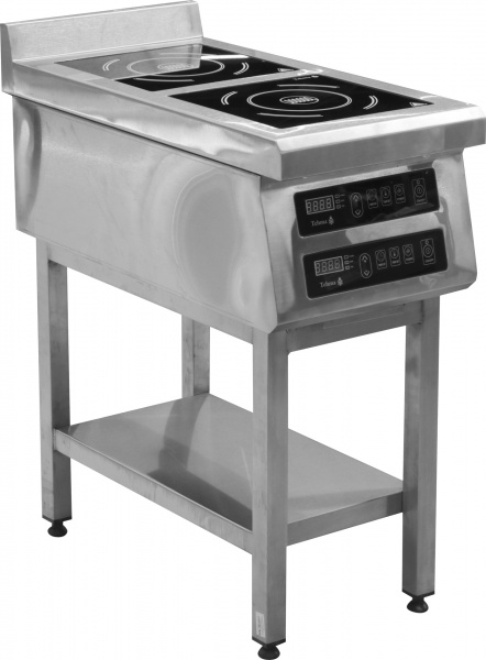 Плита индукционная Tehma 2-х конф - 3,5 кВт 400х800х850 мм напольная