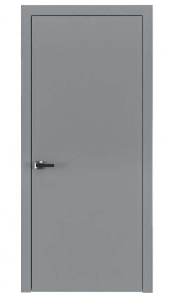Дверное полотно Terminus 704 ПГ 600 мм серый 