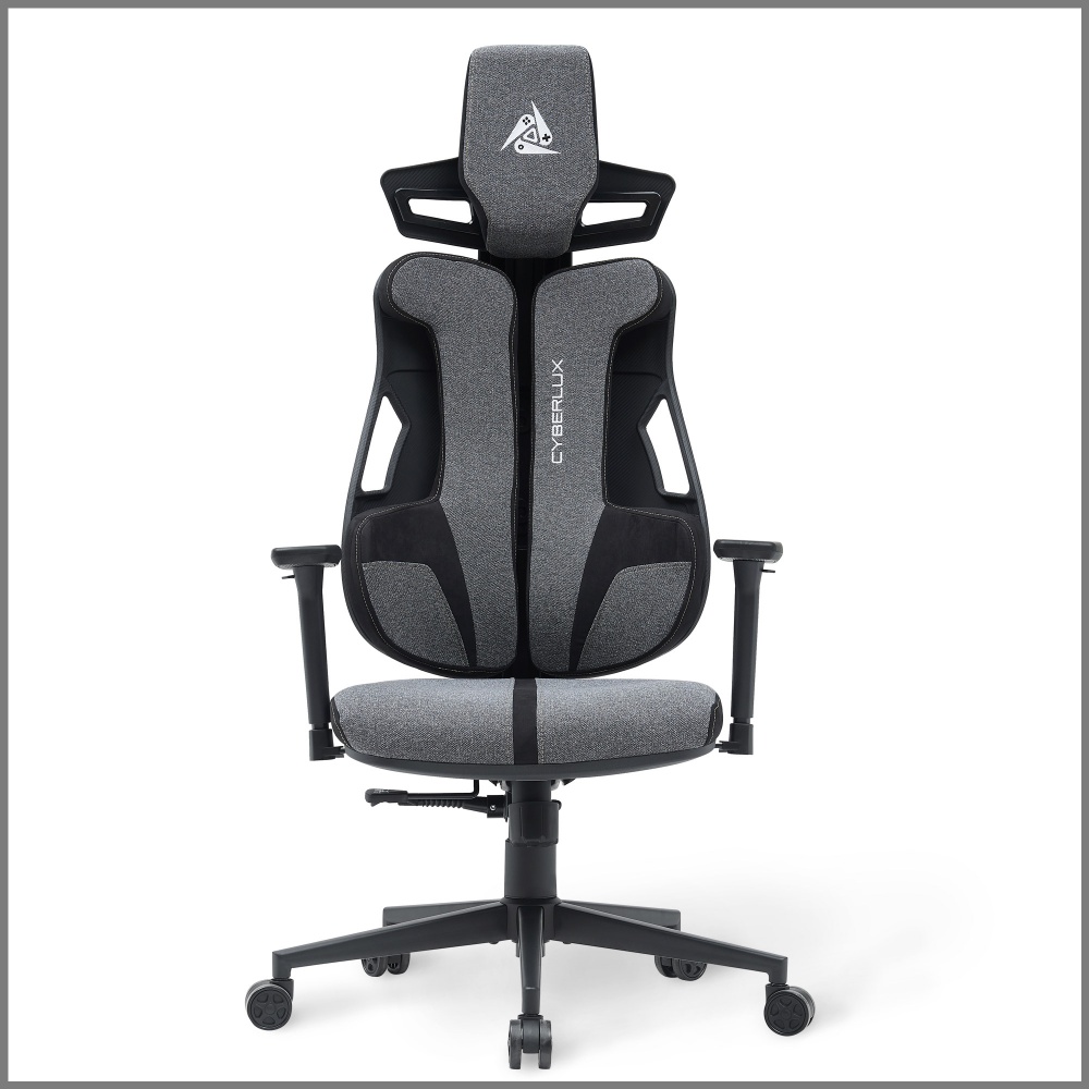 Кресло игровое Cyberlux V8 Fabric серый