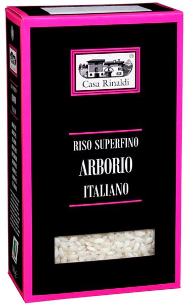Рис Casa Rinaldi Арборіо середньозернистий 500г 8006165395878 