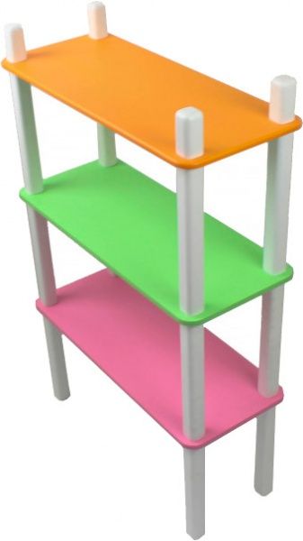 Стелаж Yuliana Woody 3 полки 60х30 кольоровий 10002400