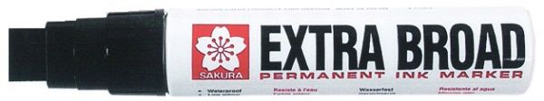 Маркер перманентный Sakura EXTRA BROAD XJGKS#49 черный 