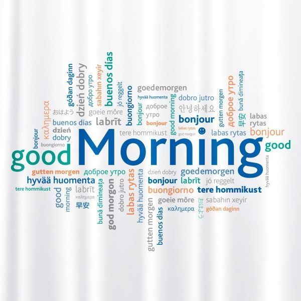 Шторка для ванны Tatkraft Good Morning