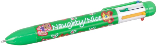 Ручка кулькова Reindeer зелена 