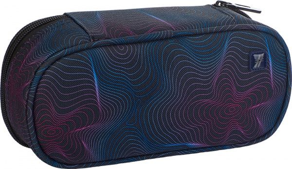 Пенал школьный HS-53 Hash синий