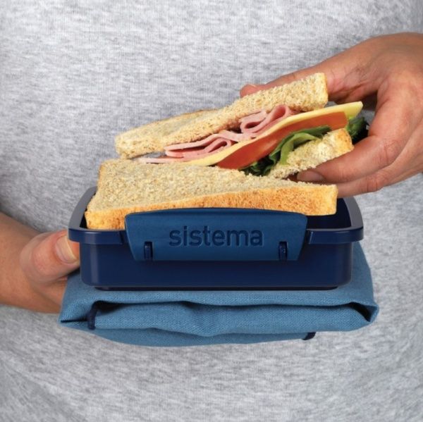 Контейнер для хранения RENEW 0,45 л пластик синий 02500215 Sistema