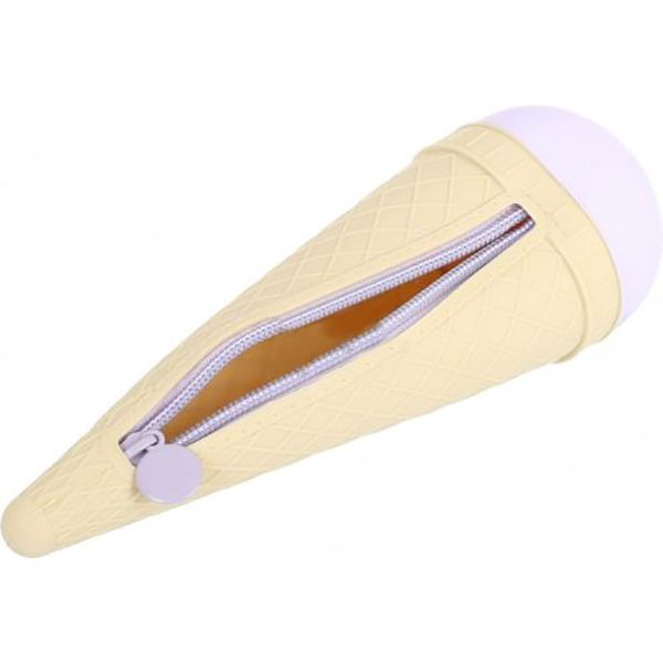 Пенал силиконовый Мороженое 22x7 см