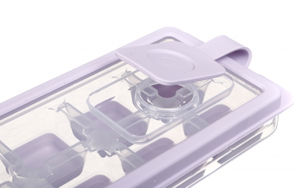 Форма для льда с крышкой пурпурный Flamberg Smart Kitchen