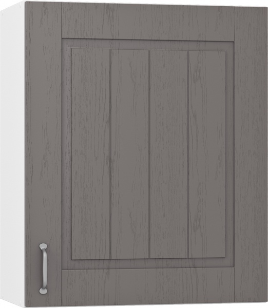 Шкаф верхний МС Мэри В 60х72х31,5 см дуб платиновый/белый Грейд