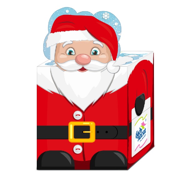 Салфетки столовые Будь Ласка Дед Мороз 20x20 см 150 шт.