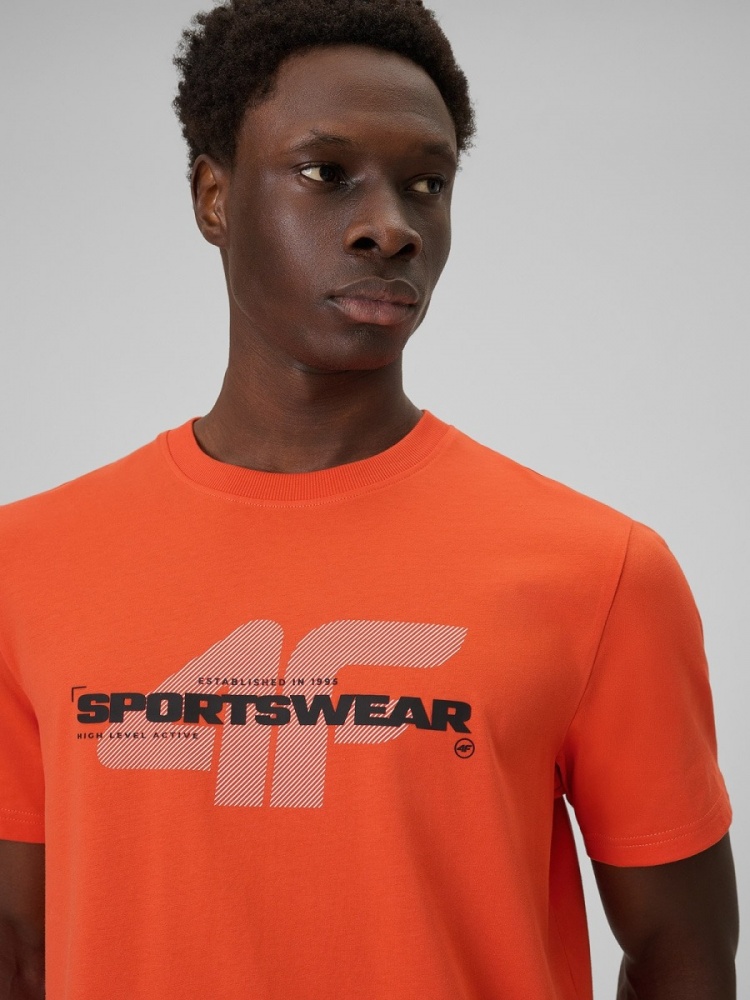 Футболка 4F 4FWSS26TTSHM2666-70S р.XL оранжевый
