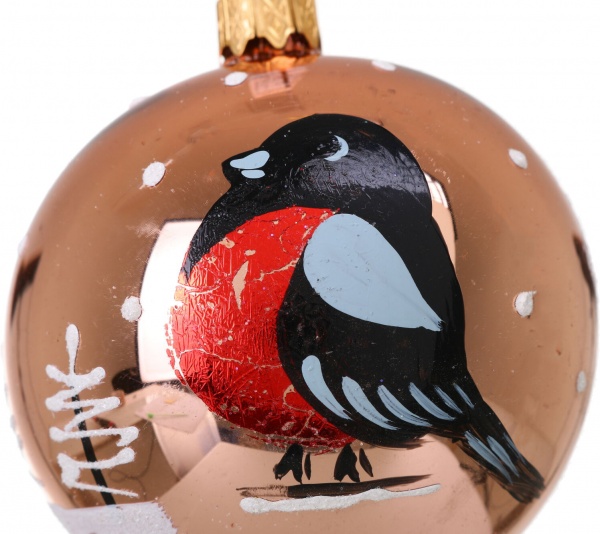 Шар новогодний мульти d 80 мм в ассортименте