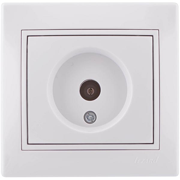 Розетка TV проходная Lezard Mira 701-0202-129 белый