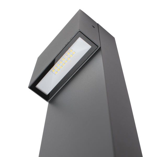 Светильник парковый Lutec LED 9 Вт IP54 серый GEMINI XF 7104001118 