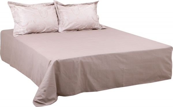 Комплект постільної білизни Solo сімейний бежевий La Nuit 