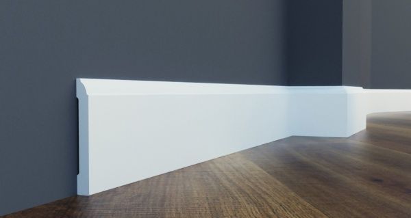 Плінтус Cezar LPS-15 білий 11,1x82,6x2000 мм 