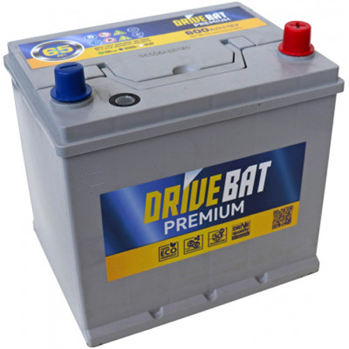 Аккумулятор автомобильный Monbat Drivebat Premium 6СТ-65 Азия Е 65Ah 600A 12V «+» справа