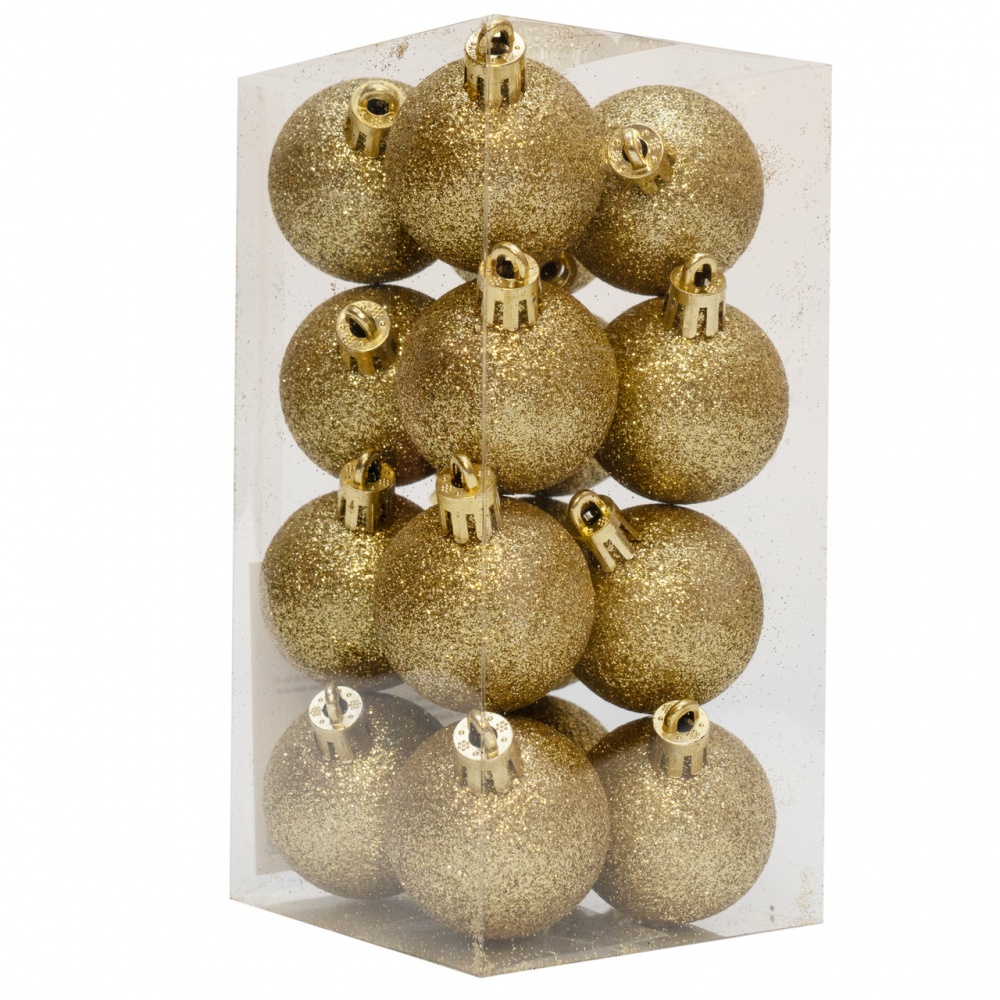 Набор елочных шаров 891978 d 40 мм 16 шт./уп.