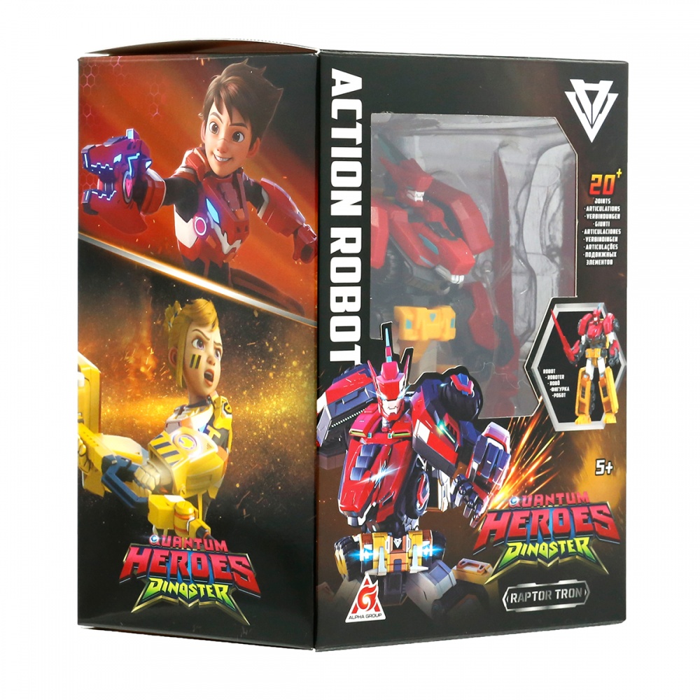 Фігурка DINOSTER Раптор Трон 12,7 см з аксесуарами EU580872