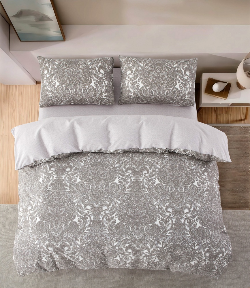Комплект постільної білизни Rochelle 1,5 сірий La Nuit