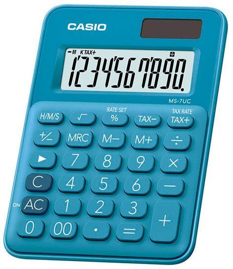 Калькулятор 10-разрядный MS-7UC-BU-S-EC Casio