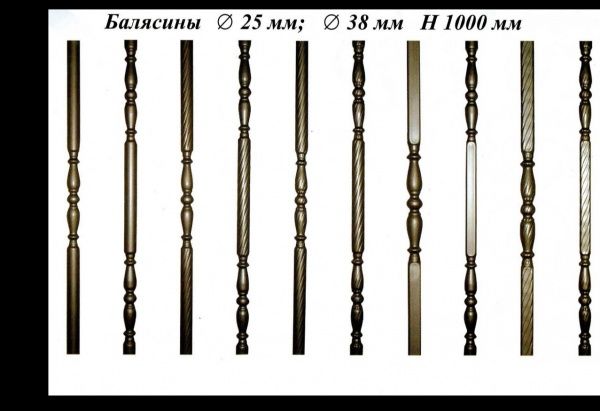 Стійка пряма 1000х25 мм