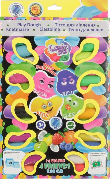 Тесто для лепки 4 Friends 24 цвета Lovin'do