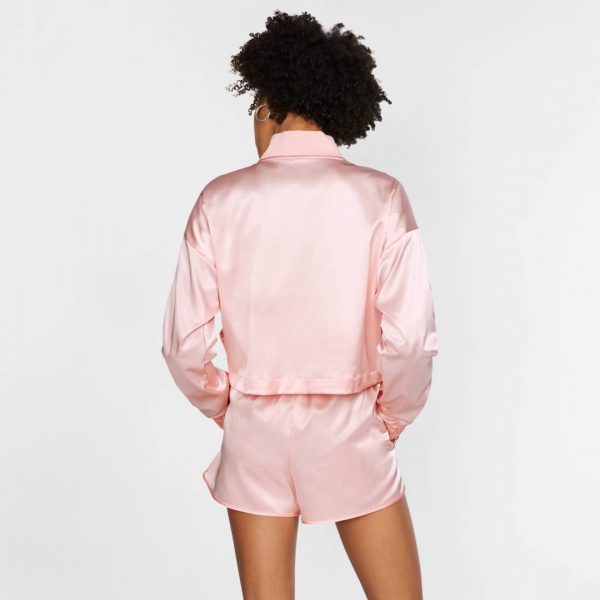 Свитшот Nike W NSW AIR TRK JKT SATIN BV4779-682 р. XS розовый