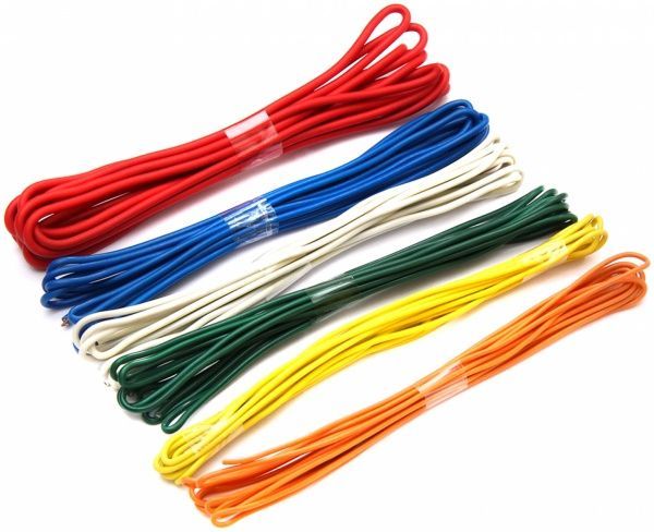 Набір автомобільних дротів  «Райдуга» різних перерізів 0,35-2,5 кв.мм Струм