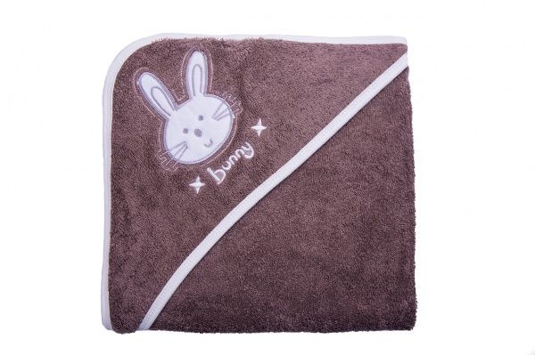 Рушник-куточок Luna Kids Banny 90х90 см бежевий 