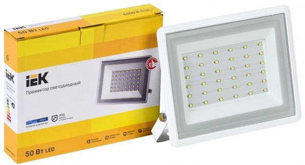Прожектор светодиодный IEK СДО 06-50 50 Вт IPIP65 белый LPDO601-50-65-K01 