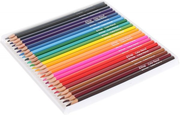 Олівці кольорові Abstraction червоний 24 шт.