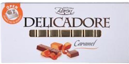 Шоколад Delicadore із карамельною начинкою 200 г