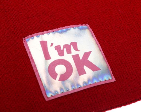 Шапочка дитяча для дівчинки Kraft+ арт. 2550 р.52-54 червоний 